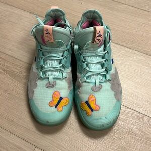 James Harden Vol. 5 Teal Butterfly Adidas Men’s Basketball Shoes